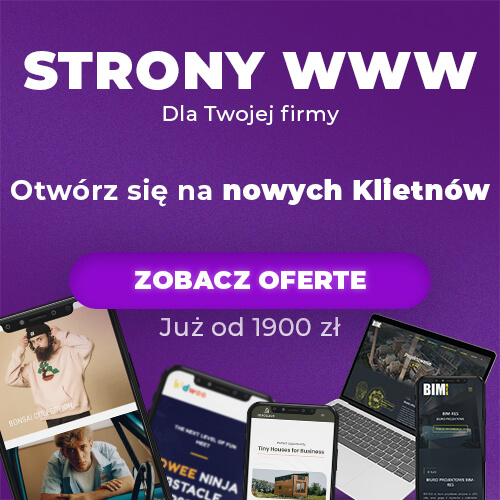 Strony internetowe One Page, Single Page, tworzymy strony dla klientów z całej Polski